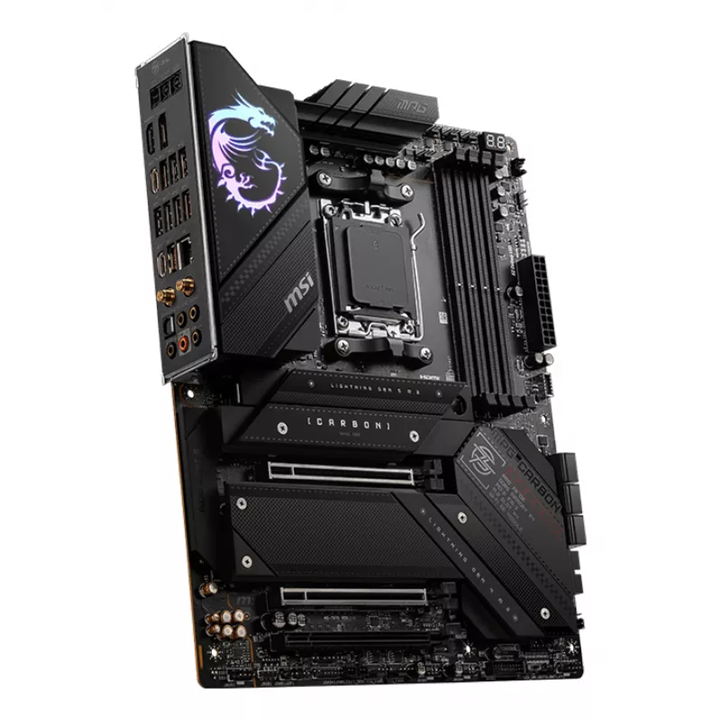 MSI MPG X670E CARBON WIFI pagrindinė plokštė AMD X670 lizdas AM5 ATX