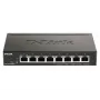 D-Link DGS-1100-08PV2 valdomas L2/L3 Gigabit Ethernet (10/100/1000) maitinimas per eternetą (PoE) juodas