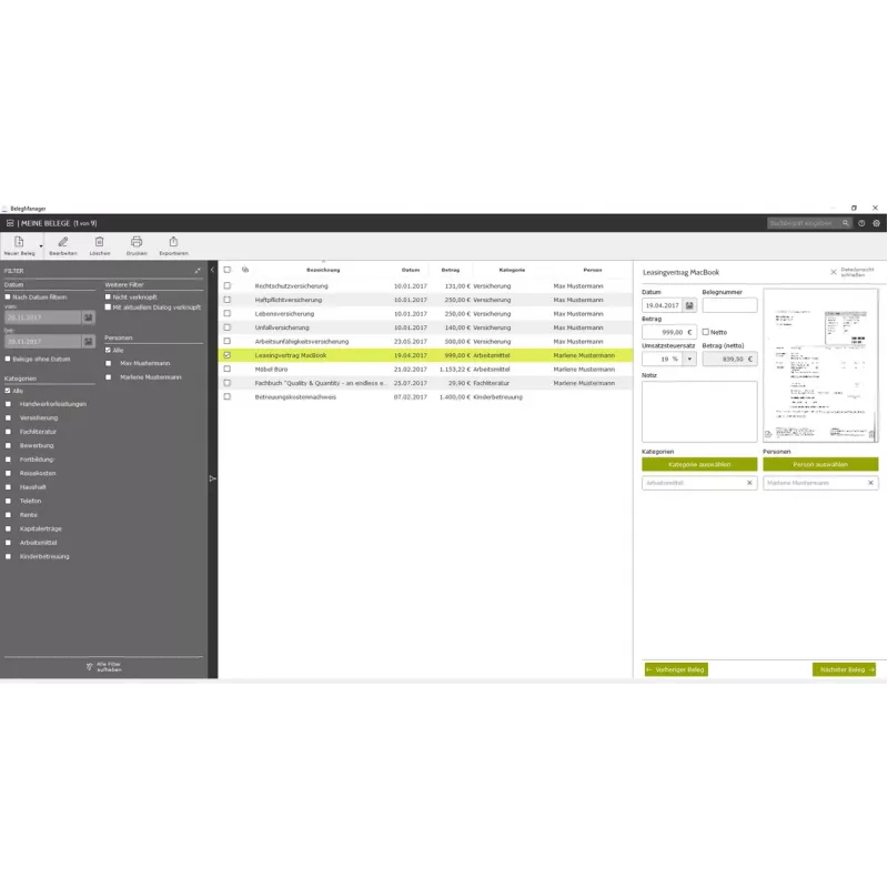 Lexware QuickSteuer Deluxe 2023 Finansinė analizė 1 licencija (-ų)
