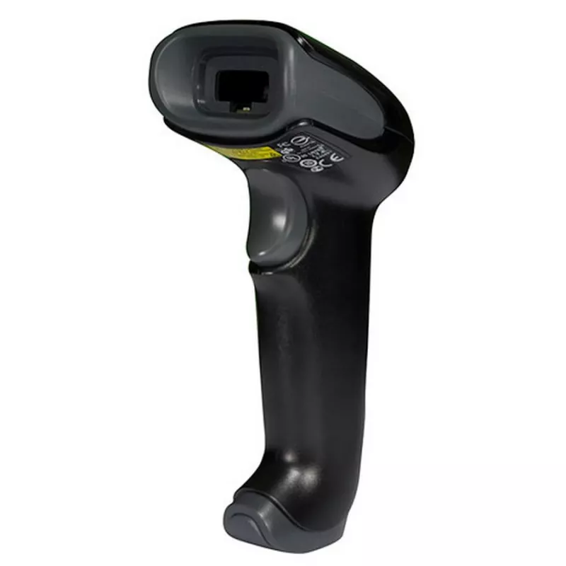 HONEYWELL brūkšninių kodų skaitytuvas Voyager 1250g USB rinkinys - įskaitant juodą skaitytuvą 1250g ir USB A tipo spiralinį kabelį 3m bei lankstų kaklo pristatymo stovą ir dokumentaciją