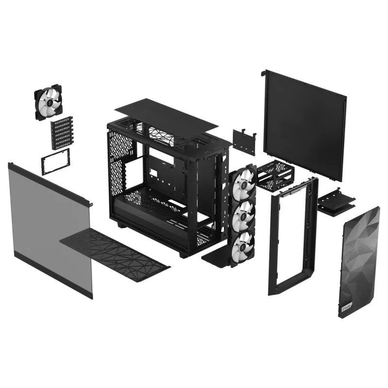 FRACTAL DESIGN Meshify 2 Lite RGB Juodatg Light Tint