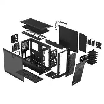 FRACTAL DESIGN Meshify 2 Light Tint Tempered Glass Juoda