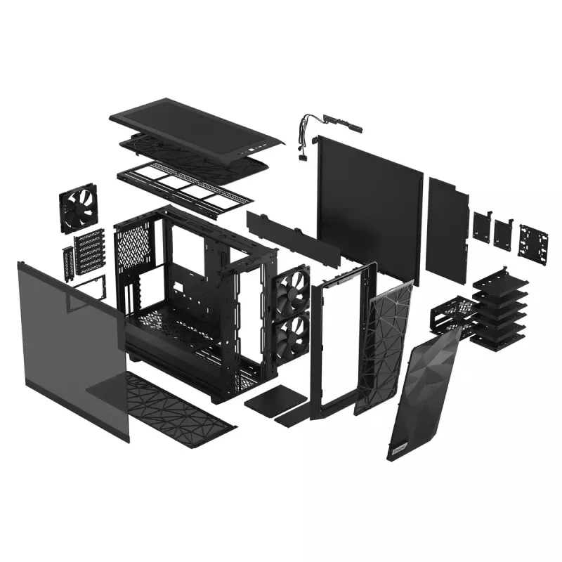 FRACTAL DESIGN Meshify 2 Light Tint Tempered Glass Juoda