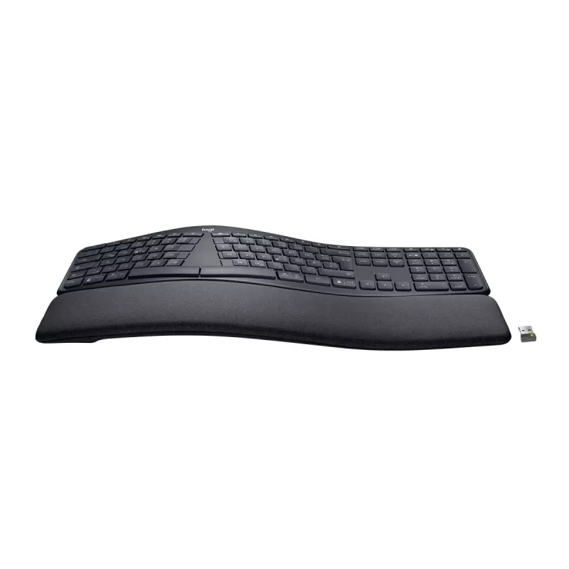 LOGITECH Ergo K860 – belaidė perskelta klaviatūra verslui Graphite Qwertz vokiečių k.