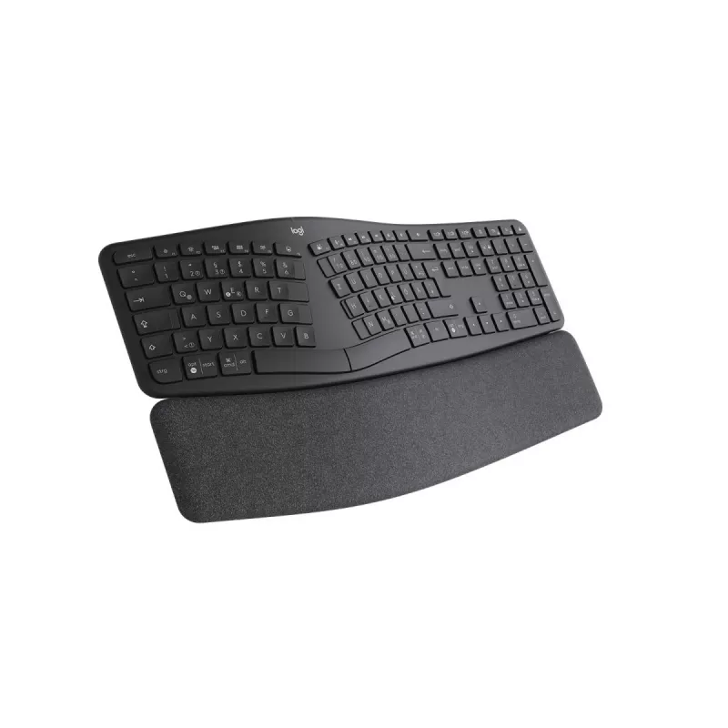 LOGITECH Ergo K860 – belaidė perskelta klaviatūra verslui Graphite Qwertz vokiečių k.