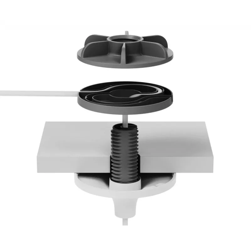 Pakabinamas laikiklis Logitech Mic Pod Pendant Mount, Plotis 145 mm, Aukštis 56 mm