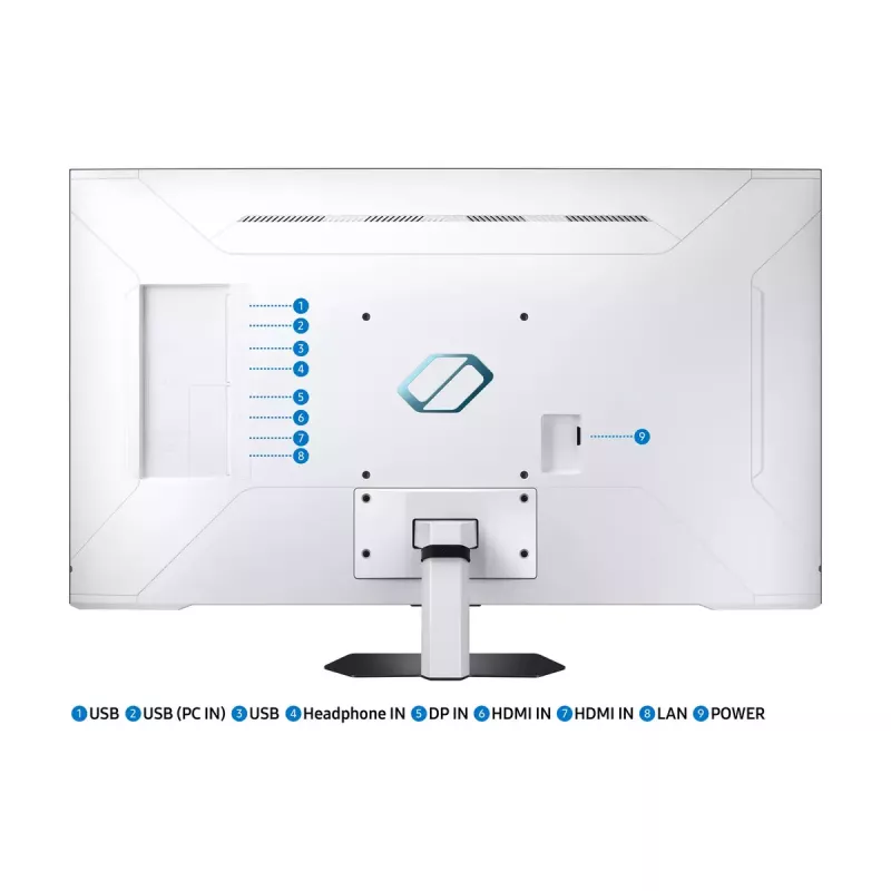 Samsung S43CG700NU kompiuterio monitorius 109,2 cm (43 coliai) 3840 x 2160 pikselių 4K Ultra HD LED juodas, baltas