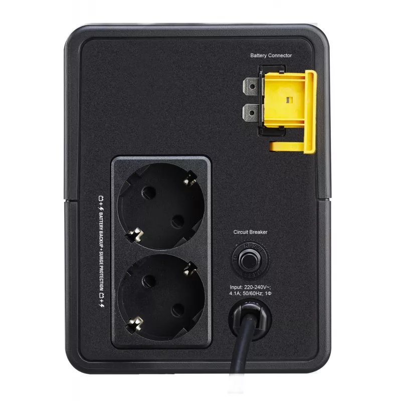 APC BVX900LI-GR nepertraukiamo maitinimo šaltinis (UPS) Line-Interactive 0,9 kVA 480 W 2 kintamosios srovės lizdai