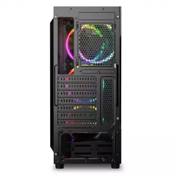 PC korpusas Sharkoon RGB Wave Desktop Juoda