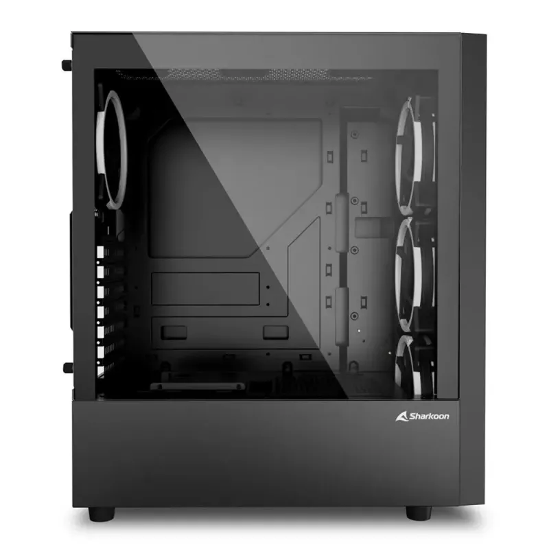 PC korpusas Sharkoon RGB Wave Desktop Juoda