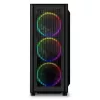PC korpusas Sharkoon RGB Wave Desktop Juoda