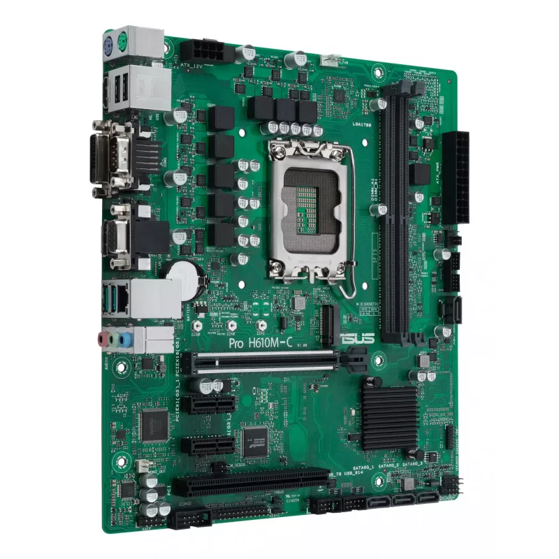 Motininė plokštė ASUS Pro H610M-C-CSM Intel H610 LGA 1700 micro ATX