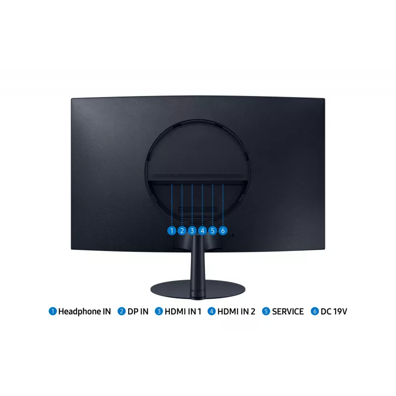 Samsung S39C kompiuterio monitorius 68,6 cm (27 colių) 1920 x 1080 pikselių Full HD LED juodas