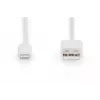 DIGITUS USB-A prie „lightning“ MFI C89, 2 m duomenų ir įkrovimo laidas, baltas, 5 V, 2,4 A