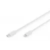 Charger kabelis USB-C - Lightning Digitus Data DB-600109-010-W