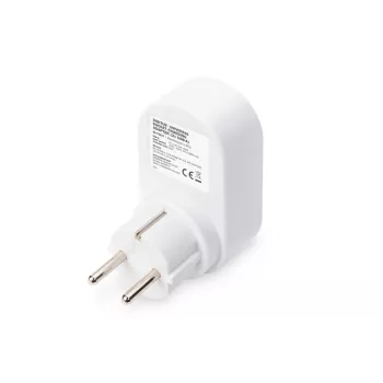 DIGITUS maitinimo adapteris su 2 USB prievadais 250 V, 50 Hz, USB: 5 V, 2,1 A, balta / pilka