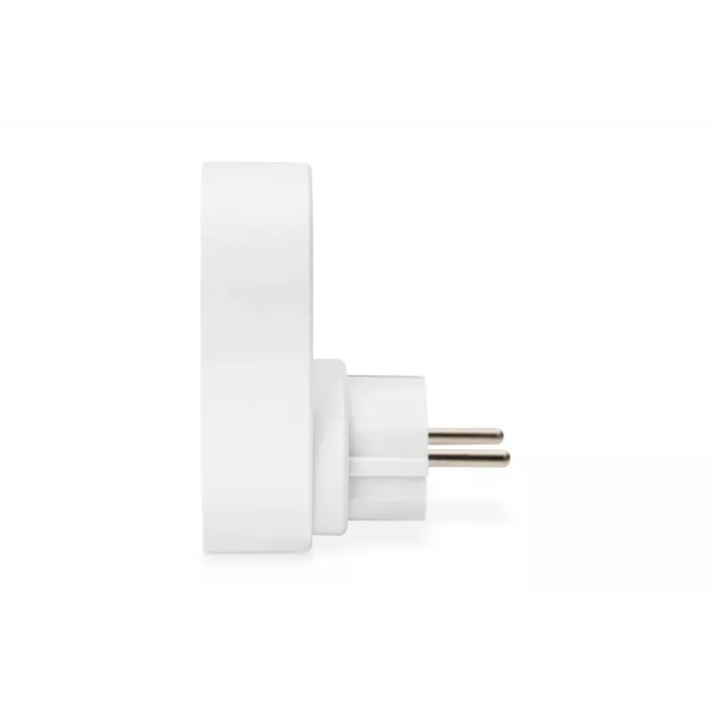 DIGITUS maitinimo adapteris su 2 USB prievadais 250 V, 50 Hz, USB: 5 V, 2,1 A, balta / pilka