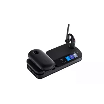 Yealink BH71-WORKSTATION-PRO ausinės / laisvų rankų įranga Belaidis Į ausis dedamos Biurui / Skambučių centrui Bluetooth Įkrovimo stotelė Juoda