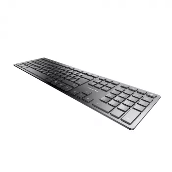 CHERRY KW 9100 plonas klaviatūra Universali RF Wireless + Bluetooth QWERTZ vokiečių Juoda