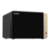 QNAP TS-664 NAS bokštas Intel® Celeron® N5095 8 GB DDR4 0 TB QNAP QTS Juoda, Bronzinė