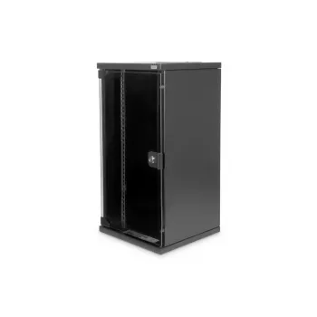 DIGITUS sieninė spinta 254 mm (10 colių) - 312 x 300 mm (P x G) juoda