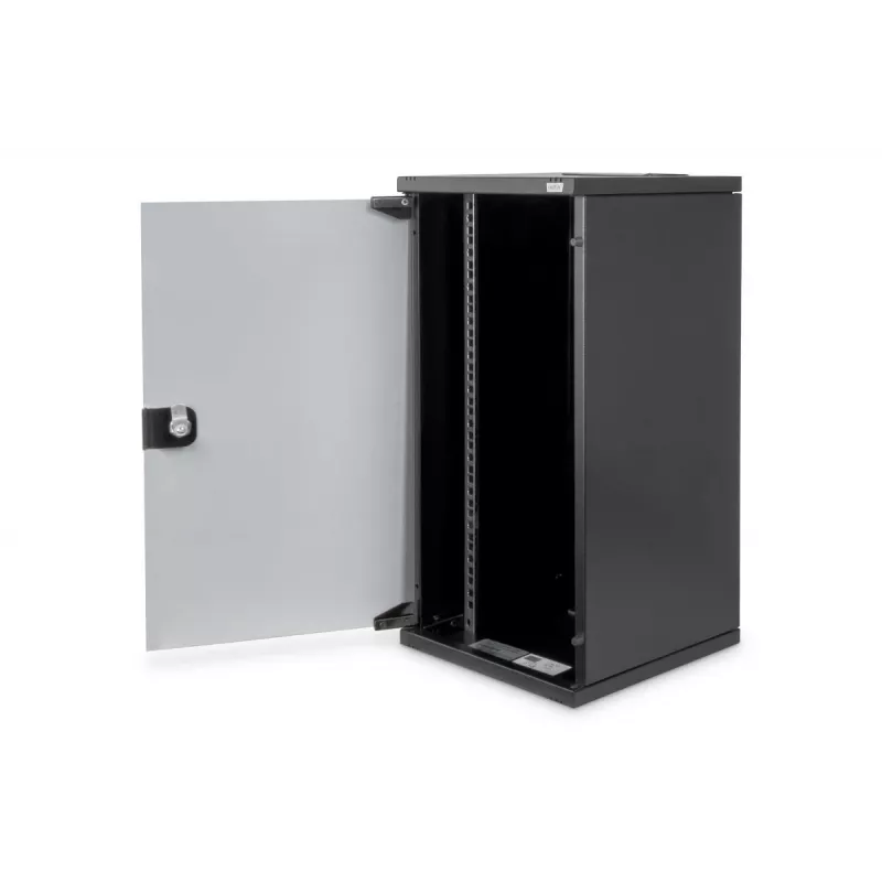 DIGITUS sieninė spinta 254 mm (10 colių) - 312 x 300 mm (P x G) juoda
