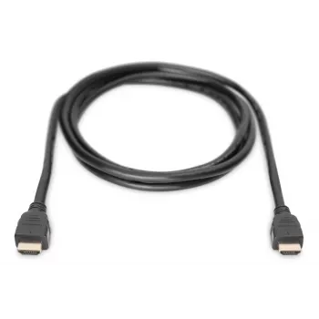 DIGITUS HDMI Ultra High Speed jungiamasis kabelis, A tipo standartinis-standartinis, 1 m, su Ethernet, UHD 8K 60p, juodas