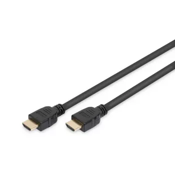DIGITUS HDMI Ultra High Speed jungiamasis kabelis, tipo A M/M, 3 m, su eternetu, UHD 8K 60p, juodas