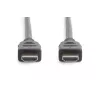 DIGITUS HDMI Ultra High Speed jungiamasis kabelis, tipo A M/M, 3 m, su eternetu, UHD 8K 60p, juodas