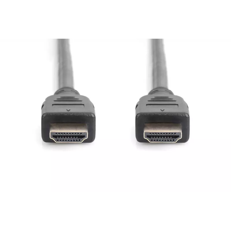 DIGITUS HDMI Ultra High Speed ryšio kabelis, A tipo kištukas/kištukas, 5 m, su Ethernet, UHD 8K 60p, juodas