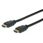 DIGITUS HDMI High Speed jungiamasis laidas, A tipo kištukas/kištukas, 1 m su eternetu, Ultra HD 60p, auksinis juodas