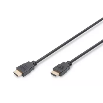 DIGITUS HDMI standartinis jungiamasis kabelis, Type A, kištukas/kištukas, 2 m, su eternetu, HDMI 1.4 Full HD (AK-330114-020-S)