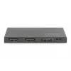 DIGITUS Ultra plonas HDMI skirstytuvas, 1x2, 4K/60Hz HDR, HDCP 2.2, 18 Gbps, maitinamas per Micro USB