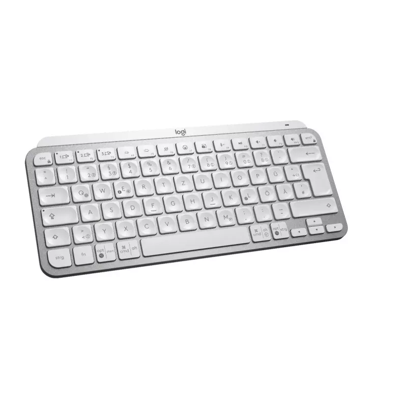 LOGITECH Minimalistinė belaidė apšviečiama klaviatūra - MX KEYS MINI - Šviesiai pilka - Qwertz Deutsch