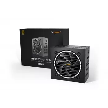 be quiet! PURE POWER 12 M | 1200W maitinimo blokas 20+4 kontaktų ATX ATX juodas