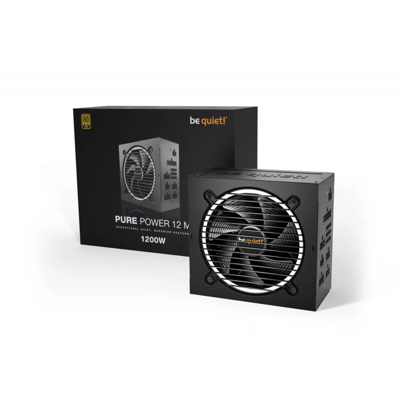 be quiet! PURE POWER 12 M | 1200W maitinimo blokas 20+4 kontaktų ATX ATX juodas