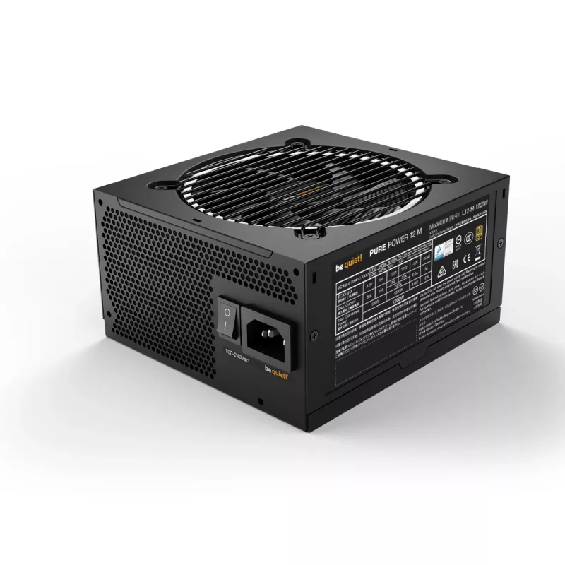 be quiet! PURE POWER 12 M | 1200W maitinimo blokas 20+4 kontaktų ATX ATX juodas
