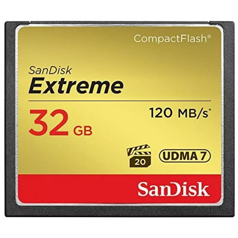 WESTERN DIGITAL SanDisk Extreme Compact Flash 120mb/s 32GB