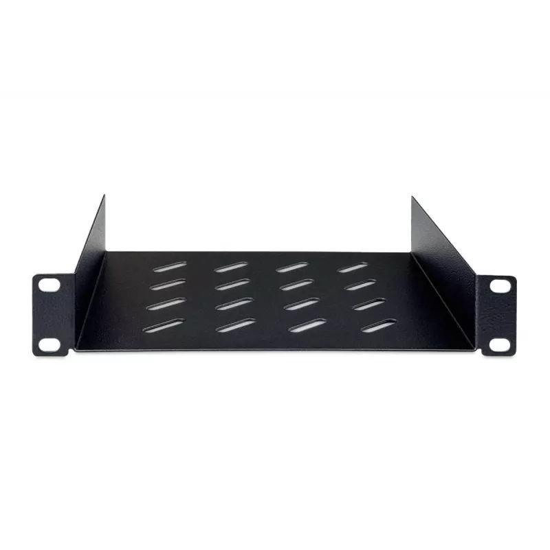 DIGITUS Shelf 1U 10in 44x254x200mm RAL 7035 Black