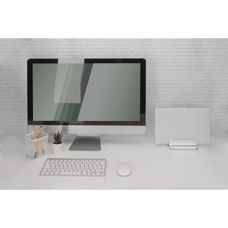 Vertikalus nešiojamojo kompiuterio stovas DIGITUS, aliumininis, sidabrinis