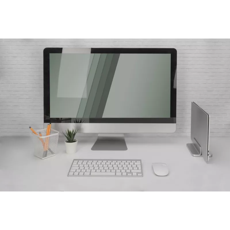 Vertikalus nešiojamojo kompiuterio stovas DIGITUS, aliumininis, sidabrinis