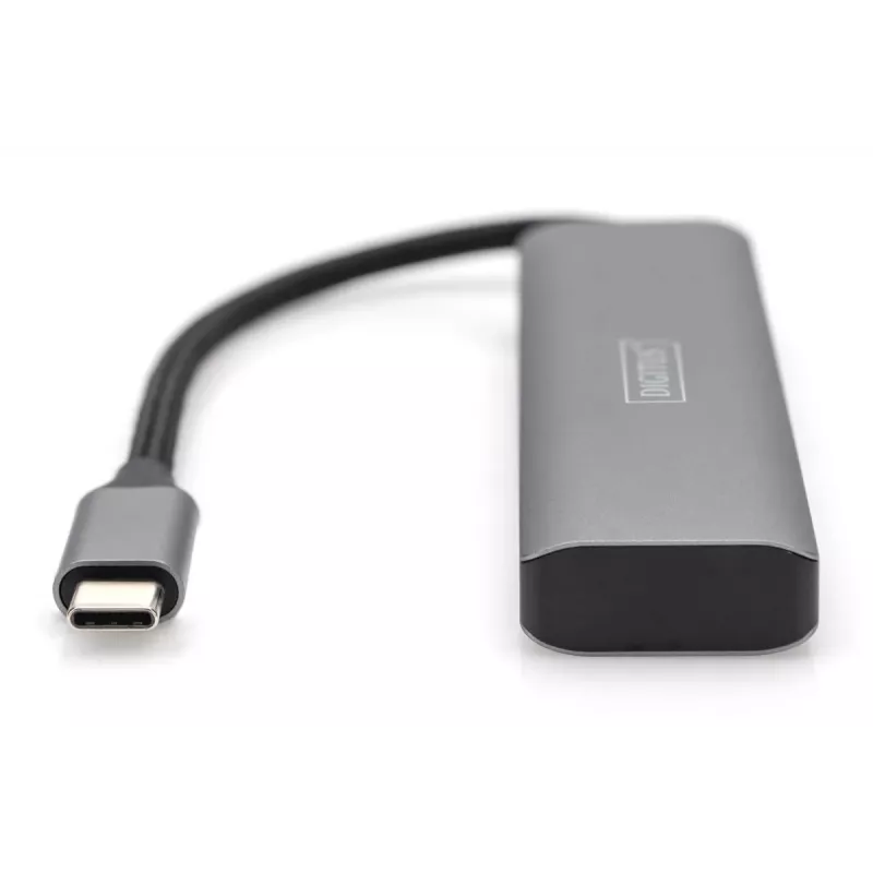 DIGITUS USB-C 4 prievadų HUB 2x USB-A + 2x USB-C Gen2