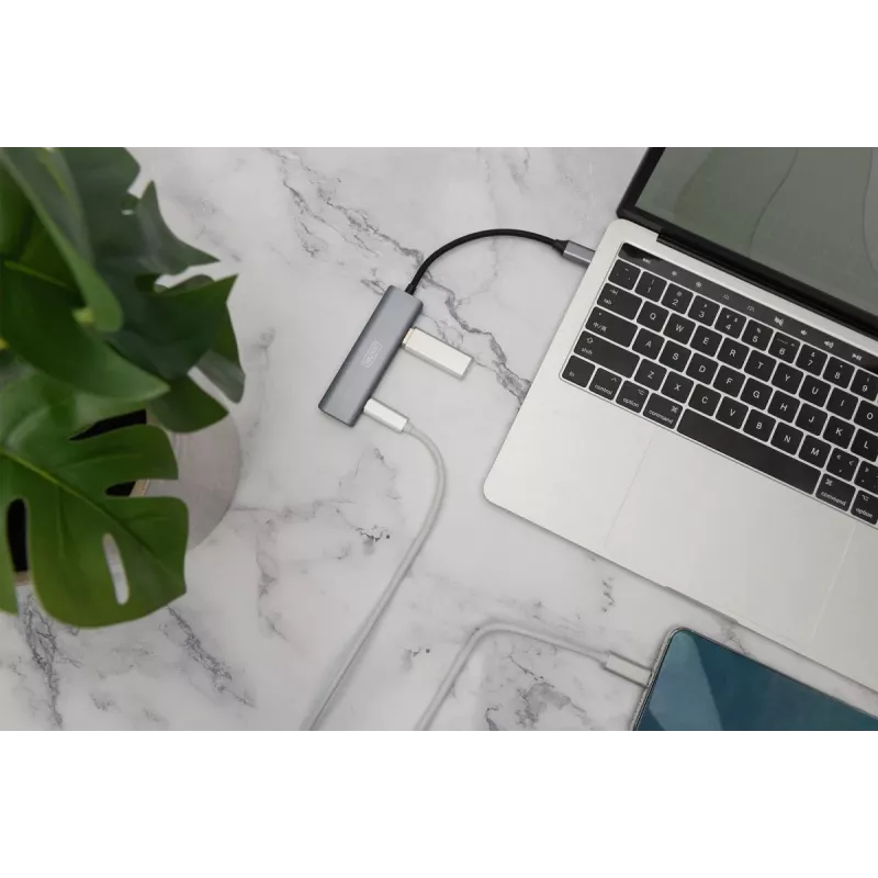DIGITUS USB-C 4 prievadų HUB 2x USB-A + 2x USB-C Gen2