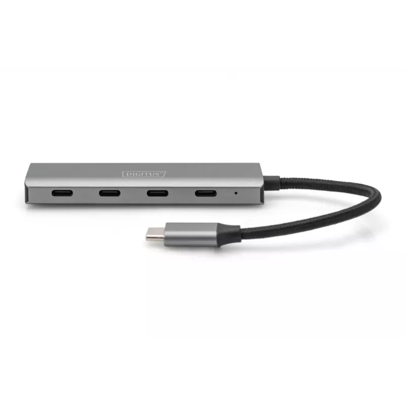 DIGITUS USB-C 4 prievadų šakotuvas, 4x USB-C 3.1 Gen1, 5 Gbps