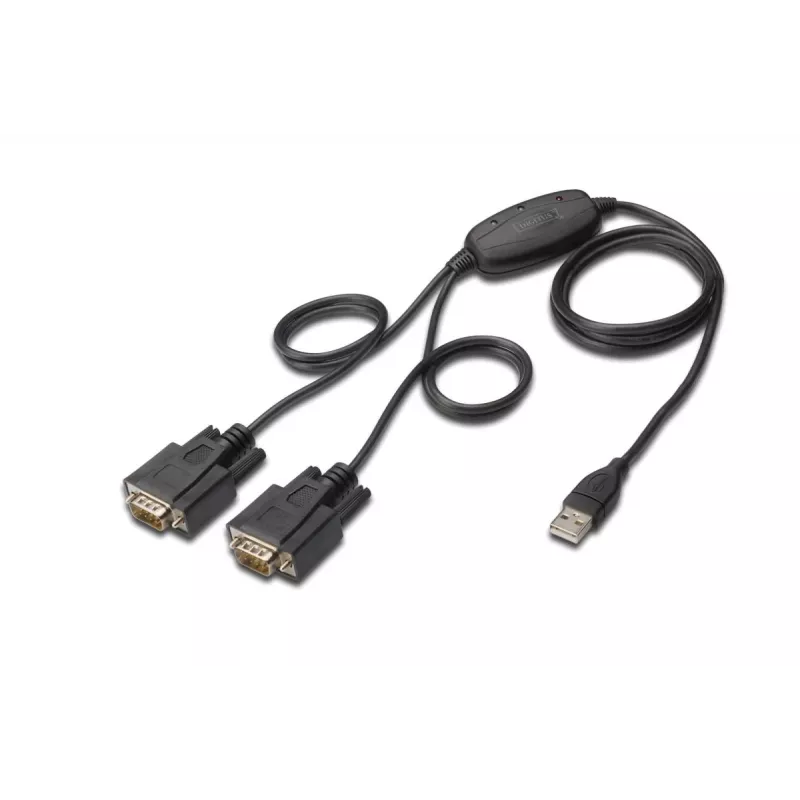 DIGITUS USB 2.0 į 2x RS232 kabelis 1,5 m