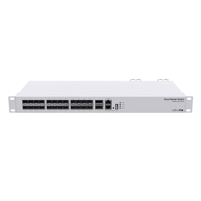 MIKROTIK Crs326-24s+2q+rm Tinklo komutatorius valdomas L3 spartusis eternetas (10/100) 1U baltas