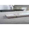 CHERRY KW 9100 plonas FOR MAC klaviatūra universali USB + Bluetooth QWERTZ vokiška Sidabrinė