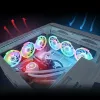 THERMALTAKE PC aušinimo ventiliatorius - SWAFAN EX14 ARGB Sync TT Premium Edition - 14cm - Juodas - 3 vnt.