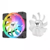THERMALTAKE PC aušinimo ventiliatorius - SWAFAN EX14 ARGB Sync TT Premium Edition - 14cm - Juodas - 3 vnt.