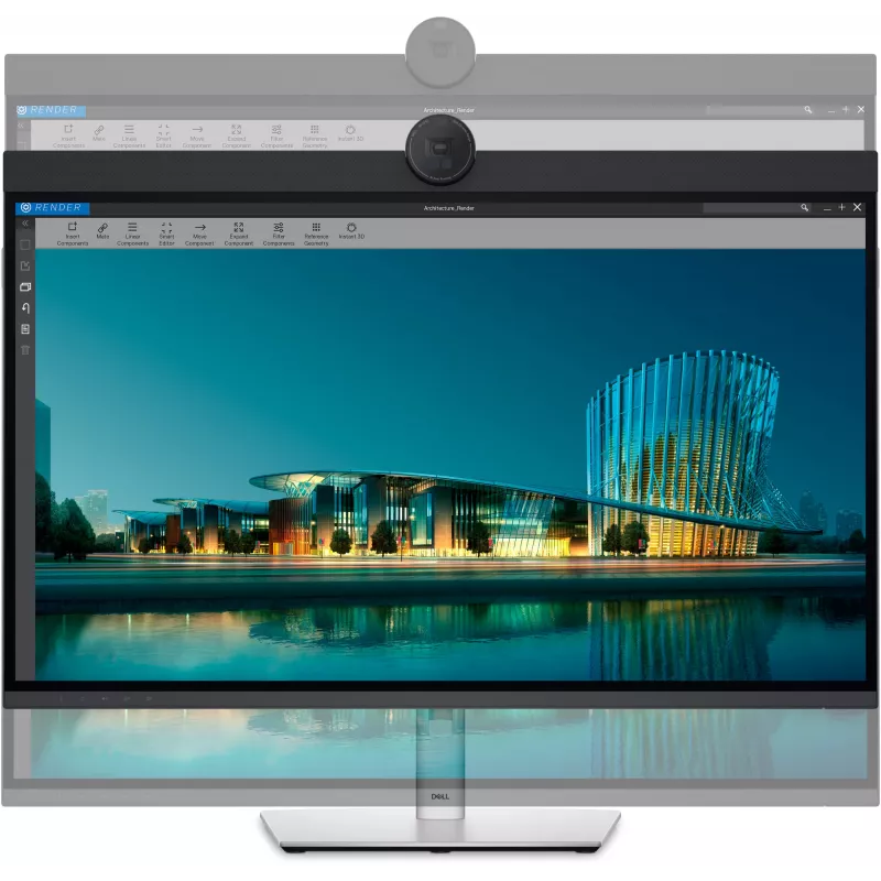 DELL UltraSharp U3224KBA kompiuterio monitorius 80 cm (31,5 colio) 6144 x 3456 pikselių 6K Ultra HD LCD juodas, sidabrinis